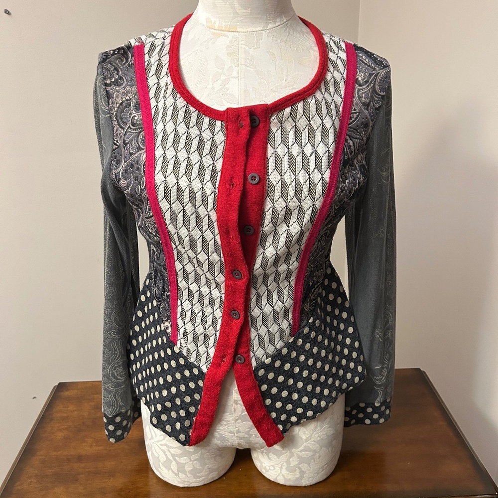 Mac And Me Button Up Jacket, Size M - image 1